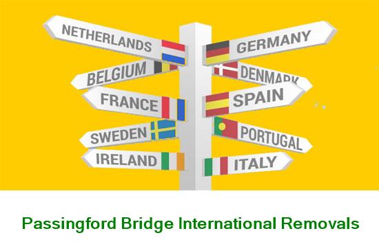Passingford Bridge international removal company